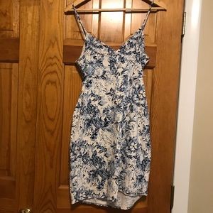 Blue & white free people dress | Large
